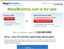 Tablet Screenshot of massmuslims.com